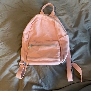 Urban Outfitters Mini Pink Canvas Backpack